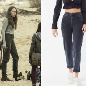 BDG Urban Outfitters Mom High-Rise Jeans, Washed Charcoal